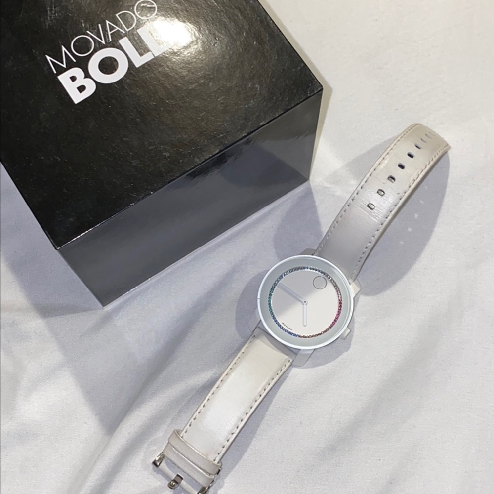 White Movado Watch